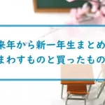 【来年から新一年生まとめ】使いまわすものと買ったもの一覧
